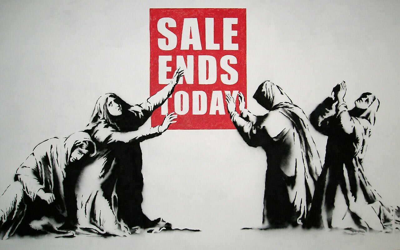 Ends Today Banksy Wallpaper