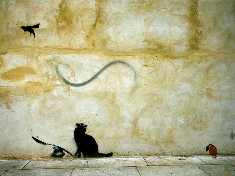 balloon girl banksy wallpaper