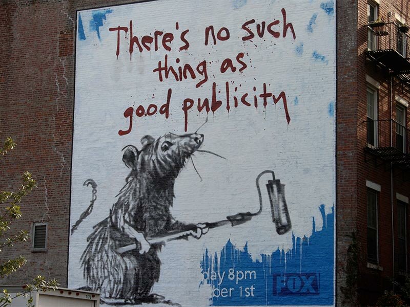 Good Publicity banksy wallpaper