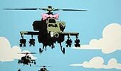 happy copters banksy desktop wallpaper
