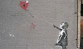 balloon girl banksy desktop wallpaper