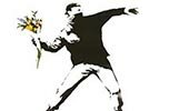 wall and peace banksy desktop wallpaper