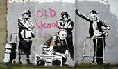old skool graffiti banksy wallpaper